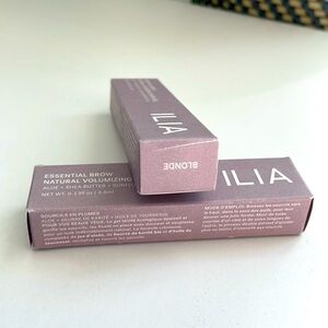 Two NIB ILIA - Essential Brow Gel | Cruelty-Free, Vegan, Clean Beauty (Blonde)